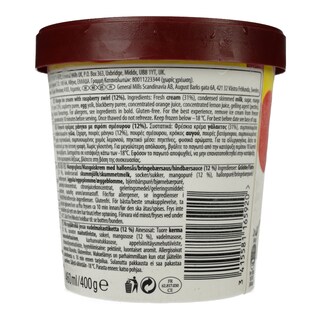 HAAGEN DAZS | MANGO RASBERRY  400GR