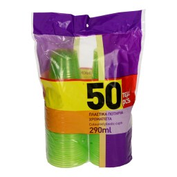 - | ΠΟΤΗΡΙΑ ΠΛΑΣΤΙΚΑ ΧΡΩΜΑΤΙΣΤΑ ΔΙΑΦΑΝΑ 290 ML