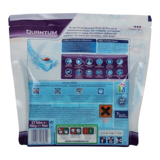 FINISH | QUANTUM | ΤΑΜΠΛΕΤΕΣ ΠΛΥΝΤΗΡΙΟΥ ΠΙΑΤΩΝ POWER AND PURE 27 ΤΕΜ