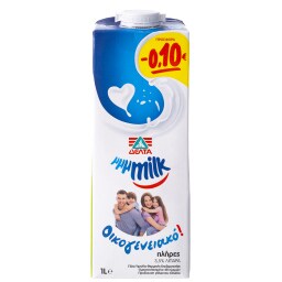 MMMILK | Γάλα Οικογενειακό Πλήρες 1lt Έκπτωση 0.10Ε