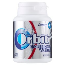 Τσίχλες White Teeth Μπουκάλι 46 Τεμάχια