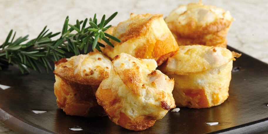 Ομελέτα με κολοκύθα και κοτόπουλο