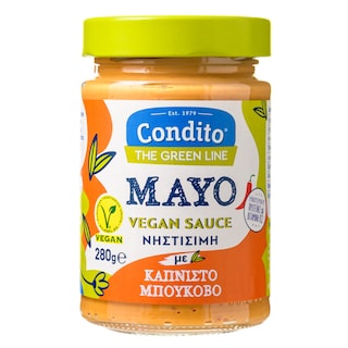 CONDITO | Mayo Vegan Sauce με Καπνιστό Μπούκοβο 280g