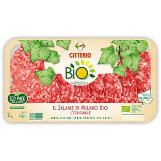 - | Σαλάμι Μιλάνο Βιολογικό Φέτες 70g