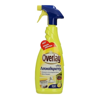 OVERLAY | SPRAY ΛΙΠΟΚΑΘΑΡΙΣΤΗΣ ΛΕΜΟΝΙ 750 ML