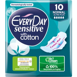 EVERY DAY | Sanitary Pads Sensitive Normal Ultra Plus 10 Pieces