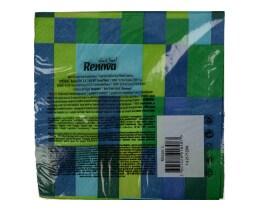 RENOVA | Χαρτοπετσέτες Black Label 33x33cm Color Mosaic 20 Τεμάχια