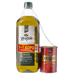 ΧΩΡΙΟ | Ελαιόλαδο Εξαιρετικό Παρθένο Ορεινές Περιοχές 2lt + Πολτός Δώρο