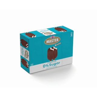 MASTER ION | Ice Cream Stick Vanilla 0% Sugar 8x35g