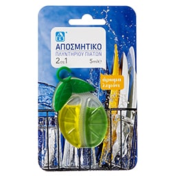 ΑΒ | Αποσμητικό Πλυντηρίου Πιάτων 2σε1 Λεμόνι 5ml