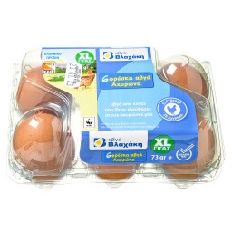 Αυγά Φρέσκα Αχυρώνα Γίγας 6 Τεμάχια