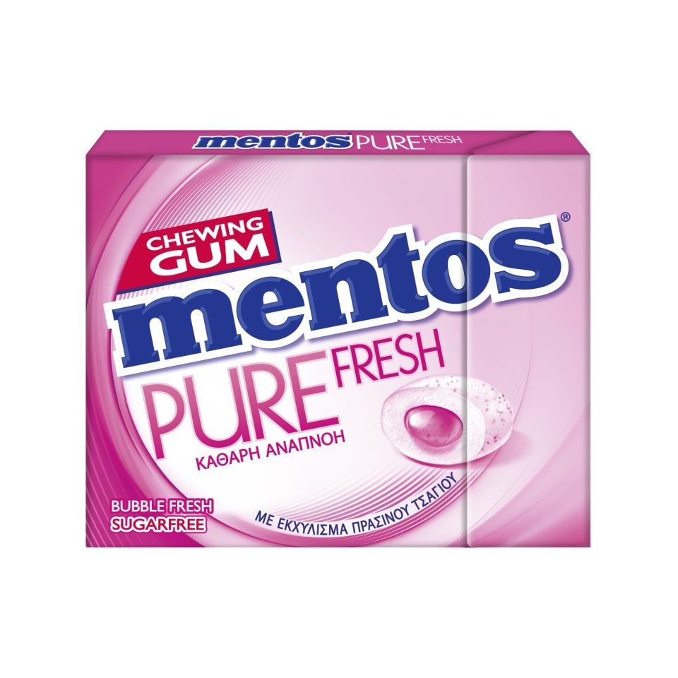 MENTOS Τσίχλες Pure Fresh Bubble 30g