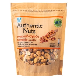 ΑΒ | Σνακ Ξηρών Καρπών Μέλι Ψημένο & Ανάλατο 250gr