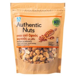 ΑΒ | Σνακ Ξηρών Καρπών Μέλι Ψημένο & Ανάλατο 250gr