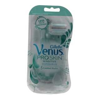 GILLETTE | VENUS PRO SKIN | ΞΥΡΙΣΤΙΚΗ ΜΗΧΑΝΗ (ΣΥΣΤΗΜΑ) SENSITIVE 3 ΤΕΜ