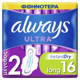 ALWAYS | ΣΕΡΒΙΕΤΕΣ ULTRA LONG PLUS DUO 16 ΤΕΜ 1Ε ΕΚΠΤΩΣΗ