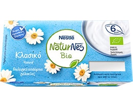 NATURNES | Επιδόρπιο Γάλακτος bio Κλασσικό  2 X 90 gr