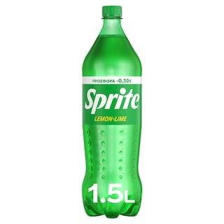 SPRITE | Γκαζόζα Lemon Lime 1.5lt Έκπτωση 0.30Ε