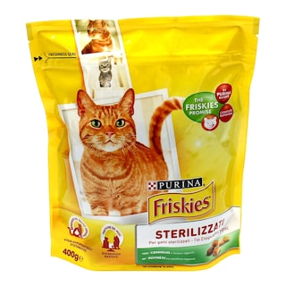 FRISKIES | ΞΗΡΑ ΤΡΟΦΗ ΓΑΤΑΣ ΓΙΑ ΣΤΕΙΡΩΜΕΝΕΣ ΓΑΤΕΣ ΚΟΥΝΕΛΙ ΚΑΙ ΛΑΧΑΝΙΚΑ 400 GR