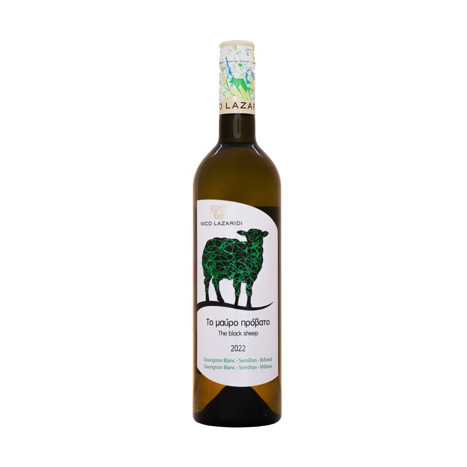 ΜΑΥΡΟ ΠΡΟΒΑΤΟ Οίνος Λευκός Sauvignon Blanc 750ml