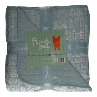 FRENCH BULL | ΚΟΥΒΕΡΛΙ ΔΙΠΛΟ  220X240 PRINTED