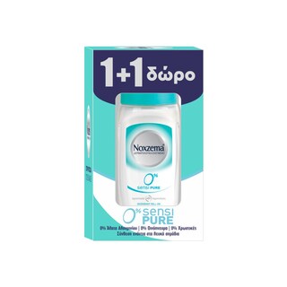 NOXZEMA | Αποσμητικό Roll On Sensi Pure 0% 50ml 1+1 Δώρο