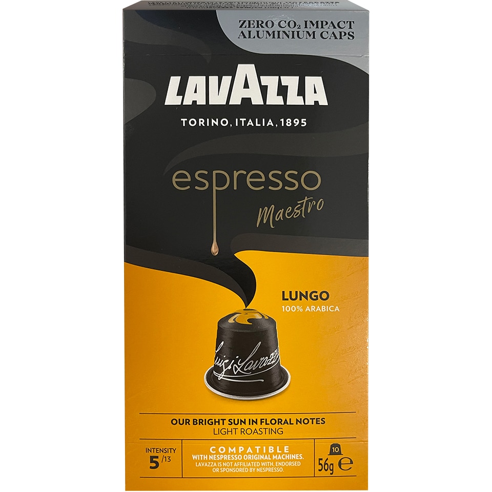 LAVAZZA Κάψουλες Καφέ Espresso Maestro Lungo 10x5.6g