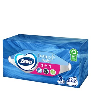 ZEWA | Χαρτομάντηλα Επιτραπέζια 3 Φύλλα 90 Τεμάχια 162g