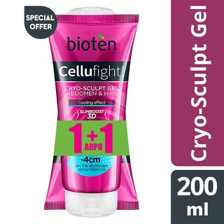 BIOTEN | Gel Κυτταρίτιδας Cellufight Cryo Sculpt Gel 200ml 1+1 Δώρο