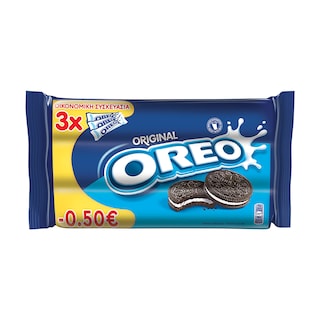 OREO | Μπισκότα  3 Χ 154 gr