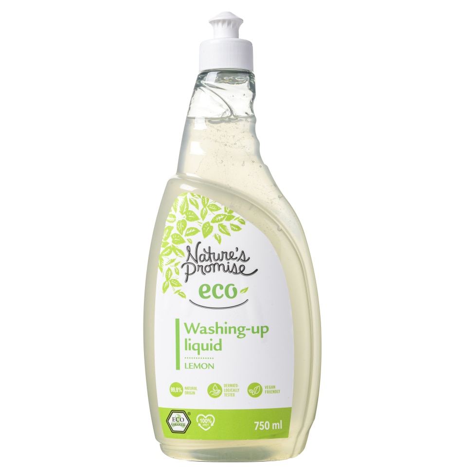 NATURE'S PROMISE Υγρό Πιάτων Άρωμα Λεμόνι 750ml