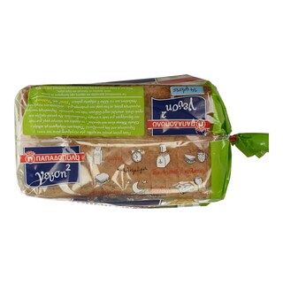 ΠΑΠΑΔΟΠΟΥΛΟΥ | TOAST BREAD WHEAT & RYE 350 GR 350G 0.30E CHEAPER