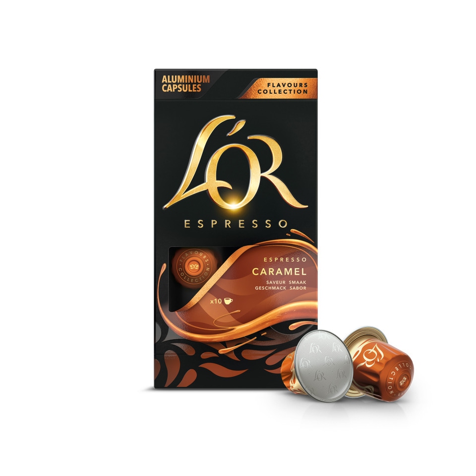 LOR Κάψουλες Καφέ Espresso Καραμέλα 10x5.2g