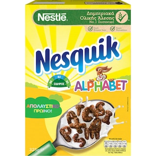 NESQUIK | ΠΑΙΔΙΚΑ ΔΗΜΗΤΡΙΑΚΑ ABC 325 GR