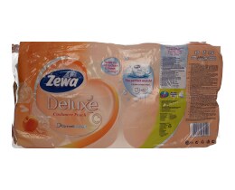 ZEWA | ΧΑΡΤΙ ΥΓΕΙΑΣ DELUX PEACH 3 ΦΥΛΛΑ 8 ΤΕΜ