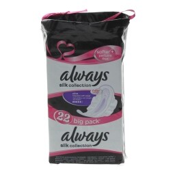 ALWAYS | ΣΕΡΒΙΕΤΕΣ SILK ULTRA LONG PLUS JUMBO 22 ΤΕΜ
