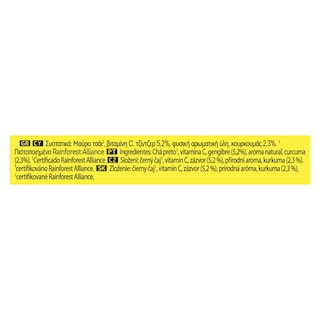 LIPTON | Τσάι Immune Support Κουρκουμάς & Τζίντζερ 20x2g