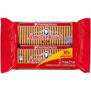 ΜΙΡΑΝΤΑ | Μπισκότα Μιράντα 2x250g Έκπτωση 0.30Ε