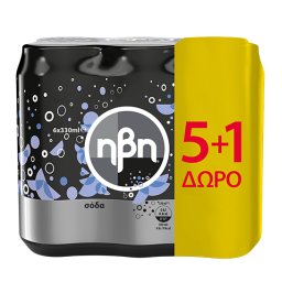 Σόδα Κουτί 6x330ml 5+1 Δώρο