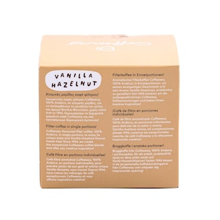 COFFEE WAY | Καφέ Φίλτρου Βανίλια Φουντούκι Μερίδες 10x7.5g