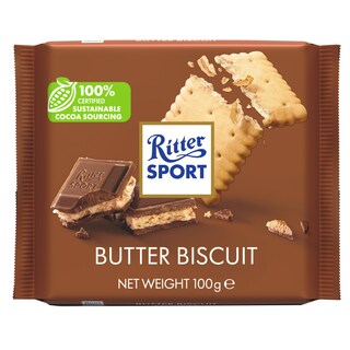 RITTER | Σοκολάτα Γάλακτος Μπισκότο Βουτύρου 100g