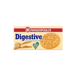 ΠΑΠΑΔΟΠΟΥΛΟΥ | DIGESTIVE | ΜΠΙΣΚΟΤΑ DIGESTIVE 35% ΛΙΓΟΤΕΡΑ ΛΙΠΑΡΑ 250 GR