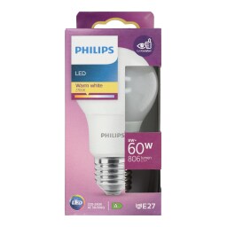 PHILIPS | Λάμπα Led E27 8W 1 Τεμάχιο