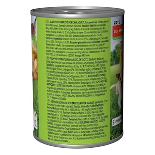 FRISKIES | ACTIVE ΥΓΡΗ ΤΡΟΦΗ ΚΟΝΣΕΡΒΑ ΓΙΑ ΕΝΗΛΙΚΟΥΣ ΣΚΥΛΟΥΣ ME ΜΟΣΧΑΡΙ ΠΑΤΕ 400 GR