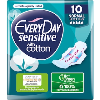 EVERY DAY | Sanitary Pads Sensitive Normal Ultra Plus 10 Pieces