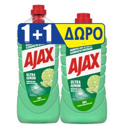 AJAX | ULTRA | Υγρό Καθαρισμού Ultra Λεμόνι 1.5lt + 1lt Δώρο