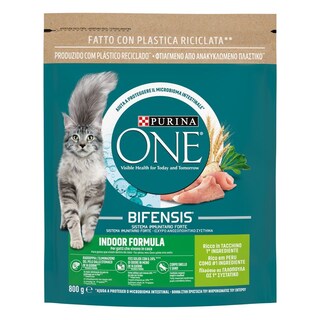 PURINA ONE | Γατοτροφή Indoor Γαλοπούλα 800g