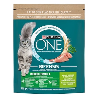 PURINA ONE | Γατοτροφή Indoor Γαλοπούλα 800g