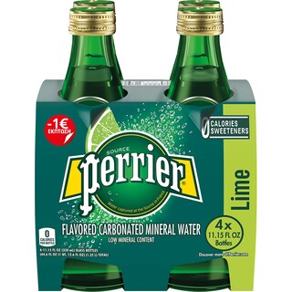 PERRIER | Νερό Ανθρακούχο Lime 4x330ml Έκπτωση 1Ε