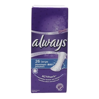 ALWAYS | Σερβιετάκια Actipearls Large 26 Τεμάχια